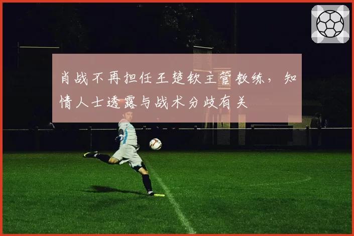 肖战不再担任王楚钦主管教练,知情人士透露与战术分歧有关